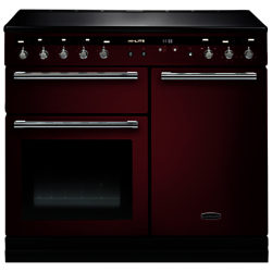 Rangemaster Hi-LITE 100 Induction Hob Range Cooker Cranberry